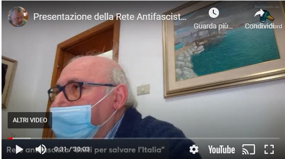 CONFERENZA STAMPA RETE ANTIFASCISTA “UNIAMOCI PER SALVARE L’ITALIA”